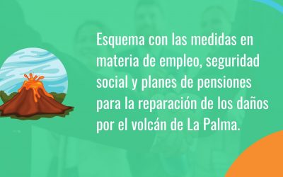 Daños por el volcán de La Palma: ¿qué medidas se han adoptado en materia de empleo, seguridad social y planes de pensiones?